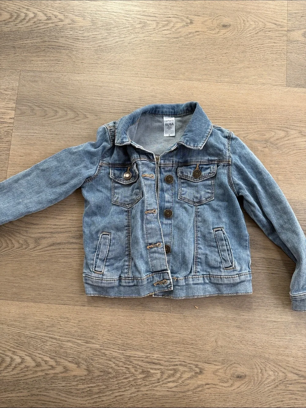 Carter's Light Wash Denim Jean Jacket for Kids